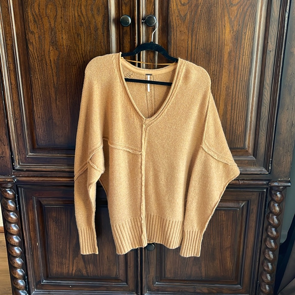 Free People Tan Sweater